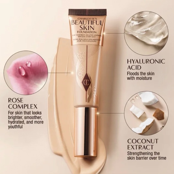 CHARLOTTE TILBURY #6 Neutral Beautiful Skin Foundation - Picture 4 of 6